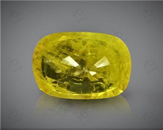 Natural Heated & Treted Yellow Sapphire Certified 3.56 CTS (DIN 86214 )